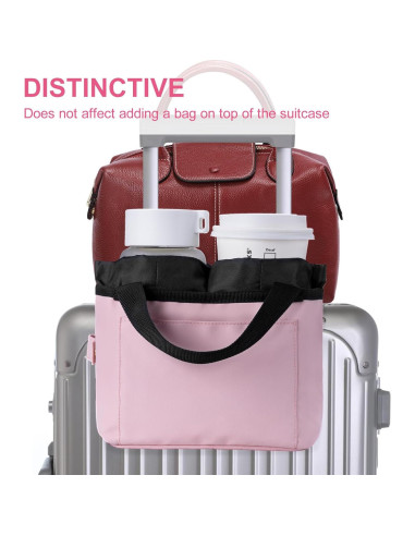 Soporte para Taza de Equipaje WIROTA Rosa - Multifuncional