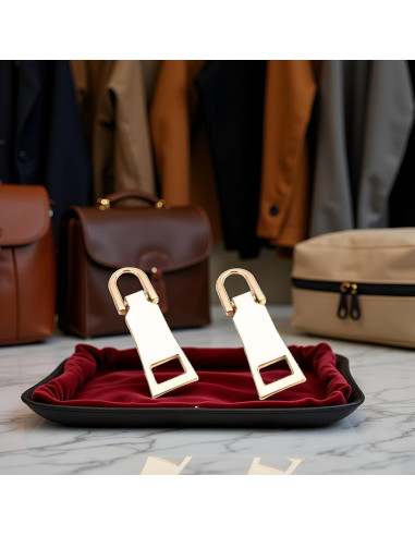 2 Piezas Tiradores de Cremallera Czhotg Oro para Reparación