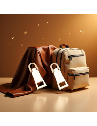 2 Piezas Tiradores de Cremallera Czhotg Oro para Reparación