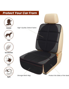 Protector de Asiento de Coche DSCarCovers Universal Impermeable 2