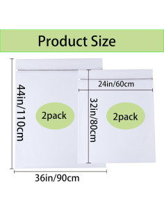 4 Bolsas de Malla para Lavandería MEGIESTO con Cremallera 2
