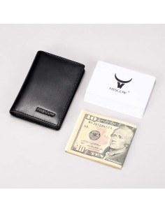 Funda de Tarjetas de Negocios HISCOW de Cuero Nappa Italiano 2