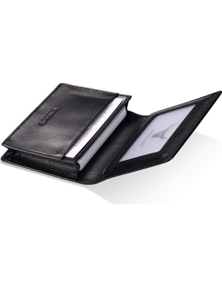 Funda de Tarjetas de Negocios HISCOW de Cuero Nappa Italiano