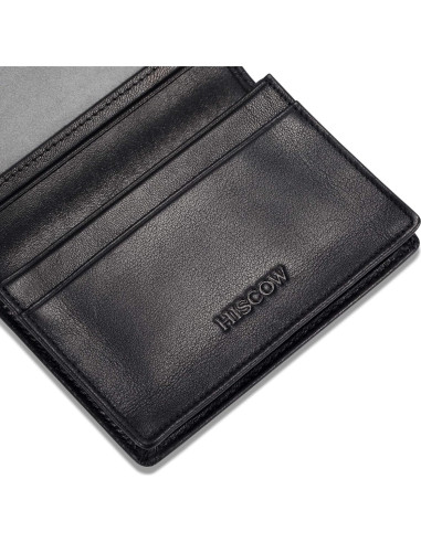 Funda de Tarjetas de Negocios HISCOW de Cuero Nappa Italiano