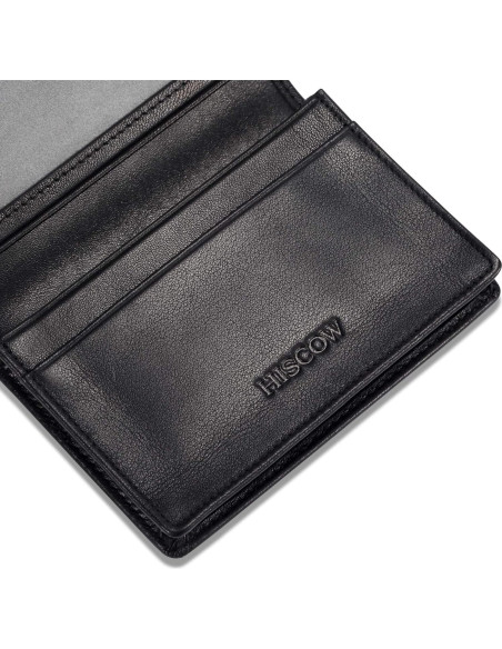 Funda de Tarjetas de Negocios HISCOW de Cuero Nappa Italiano
