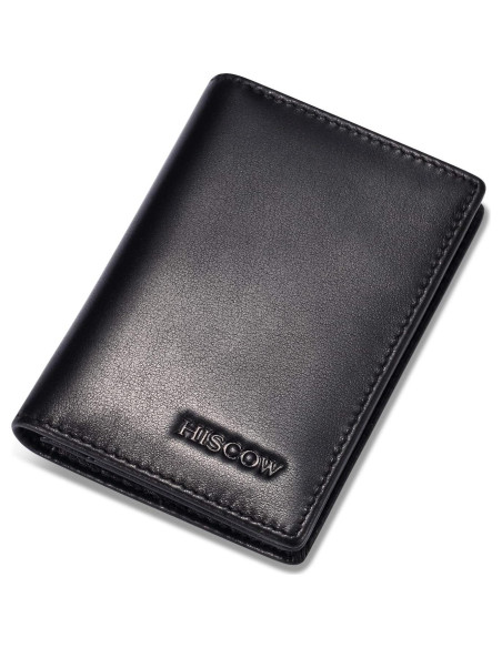 Funda de Tarjetas de Negocios HISCOW de Cuero Nappa Italiano
