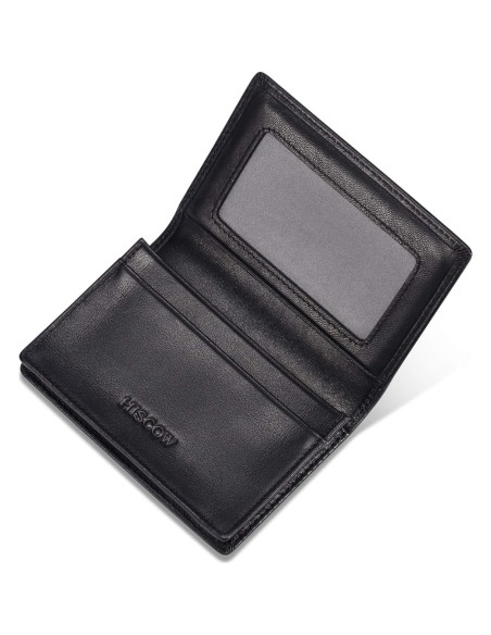 Funda de Tarjetas de Negocios HISCOW de Cuero Nappa Italiano