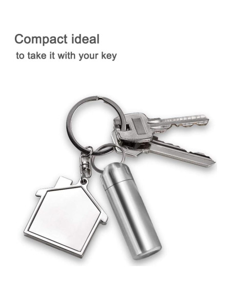 Estuche de Pastillas Impermeable SHD de Acero Inoxidable 5.7 cm