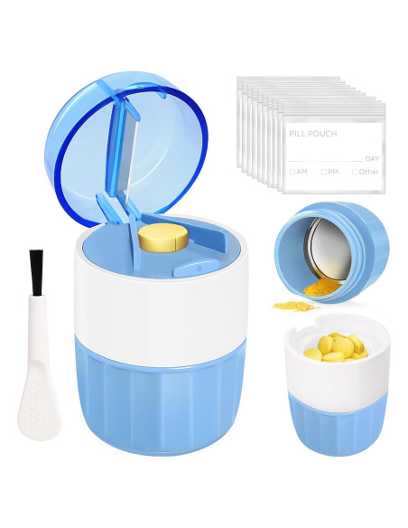 Triturador de Pastillas 3-en-1 Sukki con Almacenamiento