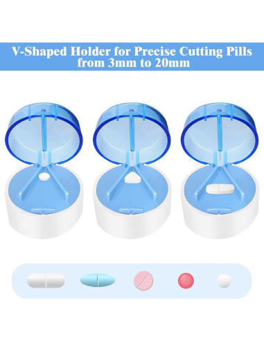 Triturador de Pastillas 3-en-1 Sukki con Almacenamiento