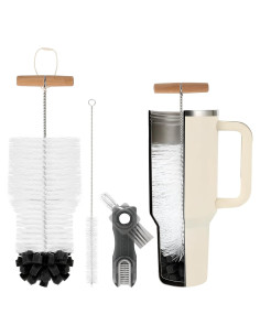Juego de cepillos de limpieza de botellas TUNIKO 3 en 1