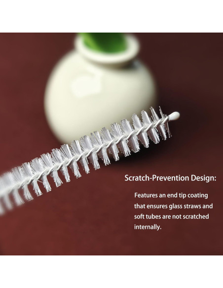 Cepillo Limpiador de Popotes CIDYAUST 26.5cm 2 Piezas Nylon