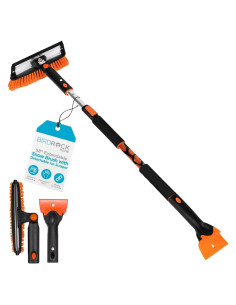 Cepillo de Nieve Extensible BIRDROCK HOME 147 cm con Raspador