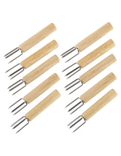 Juego de Sujetadores de Maíz YellRin - 10 Piezas Acero Inoxidable