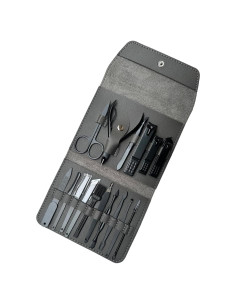 Juego de Manicura Profesional Lemon Shane - 16 Piezas Acero Inoxidable