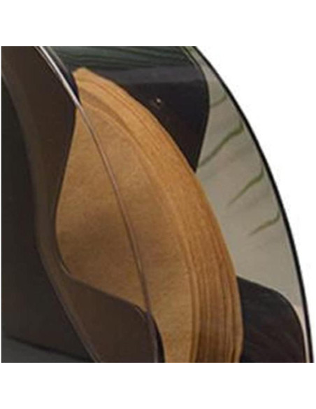 Soporte para Filtros de Café Cyrank Acrílico Negro con Cubierta