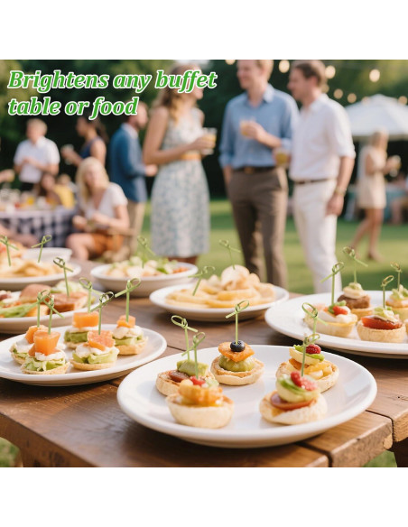 Juego de Palillos de Cóctel SEANSDA 1200PCS Bambú 10.49cm