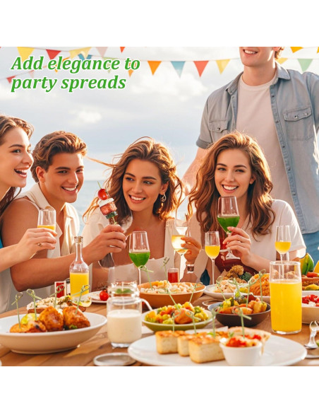 Juego de Palillos de Cóctel SEANSDA 1200PCS Bambú 10.49cm