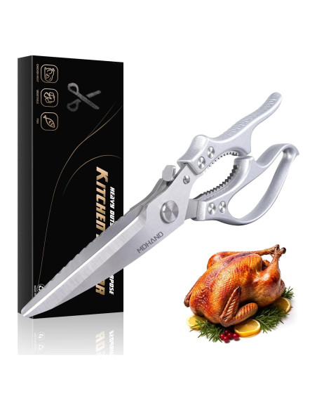 Tijeras de Cocina MDHAND 26.92 cm Alta Resistencia Inoxidable