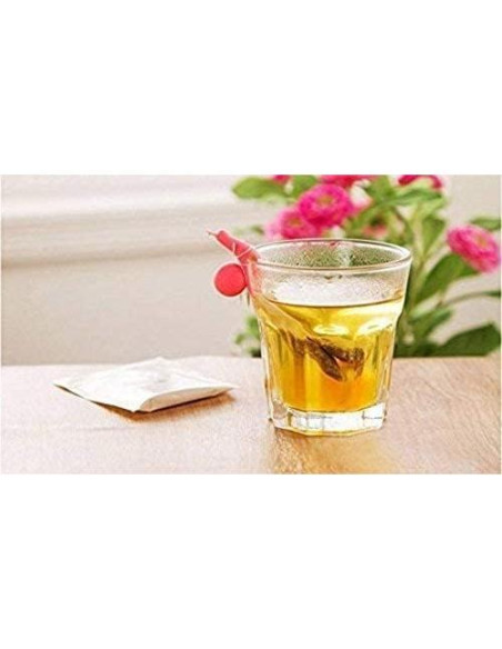 Soporte de Bolsa de Té Silicona Cauaoa 5 Piezas Caracol