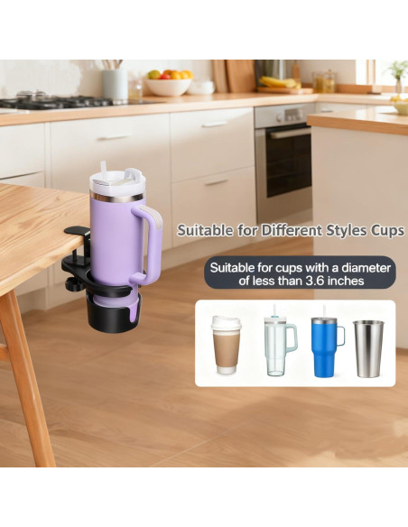 Soporte para Taza de Escritorio XULIONTS Ajustable 360