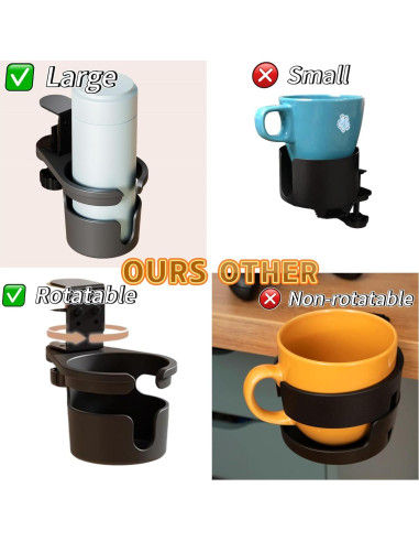 Soporte para Taza de Escritorio XULIONTS Ajustable 360