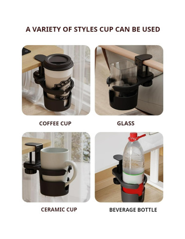 Soporte para Taza de Escritorio XULIONTS Ajustable 360