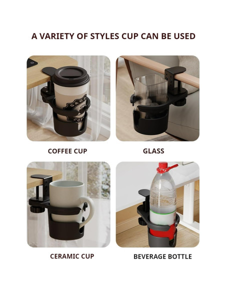 Soporte para Taza de Escritorio XULIONTS Ajustable 360