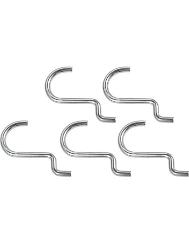 Ganchos de Metal para Tablero Perforado dophee - 10 Piezas 35x31mm