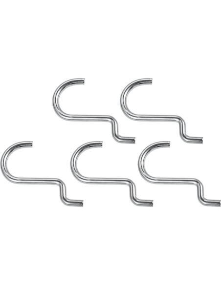 Ganchos de Metal para Tablero Perforado dophee - 10 Piezas 35x31mm