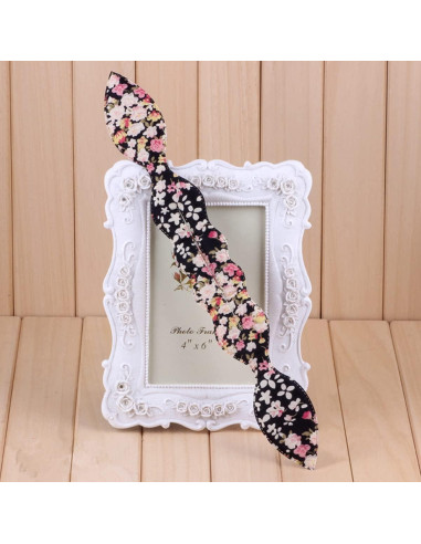 Hacedor de moño de esponja Xiwstar orejas de conejo floral