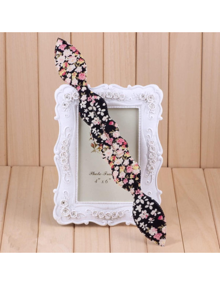 Hacedor de moño de esponja Xiwstar orejas de conejo floral