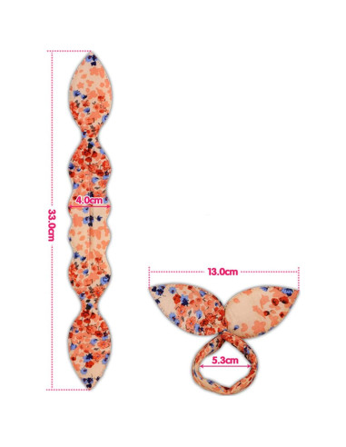 Hacedor de moño de esponja Xiwstar orejas de conejo floral