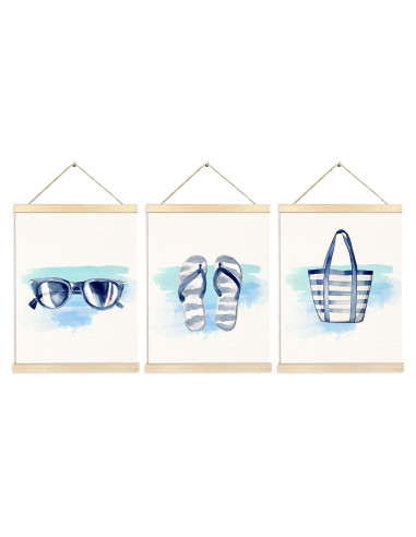 Marco de Póster de Arte Costera BESERH 30x40 cm Juego de 3