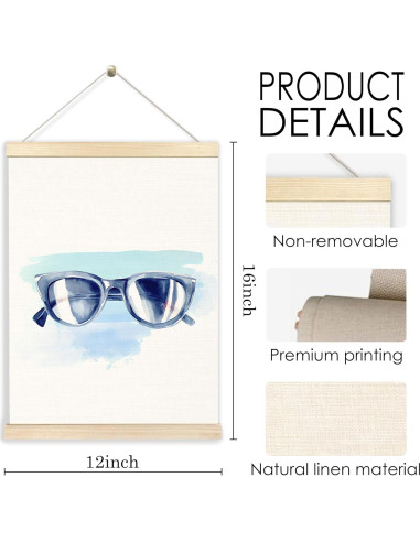 Marco de Póster de Arte Costera BESERH 30x40 cm Juego de 3