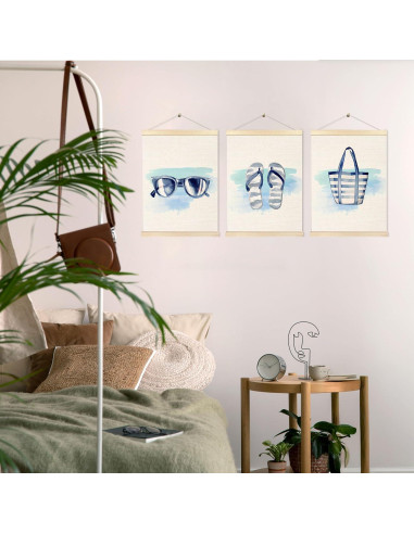 Marco de Póster de Arte Costera BESERH 30x40 cm Juego de 3