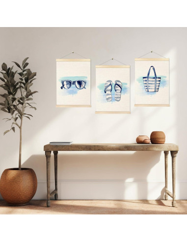Marco de Póster de Arte Costera BESERH 30x40 cm Juego de 3