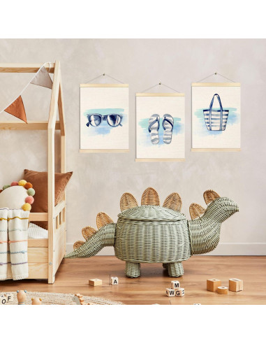 Marco de Póster de Arte Costera BESERH 30x40 cm Juego de 3