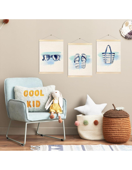 Marco de Póster de Arte Costera BESERH 30x40 cm Juego de 3