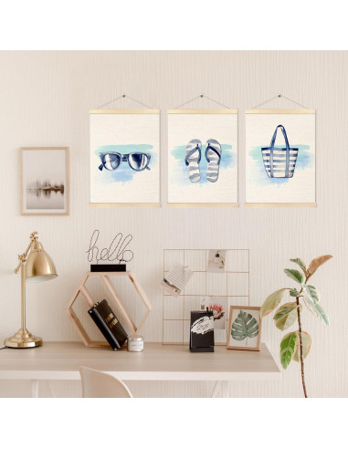 Marco de Póster de Arte Costera BESERH 30x40 cm Juego de 3