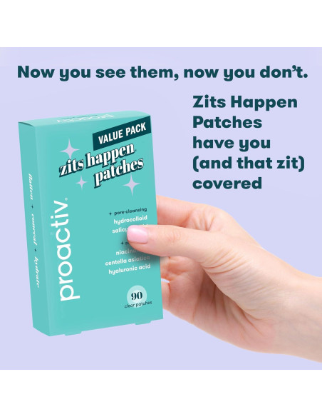 Parches para Acné Proactiv Zits Happen 90 Unidades 12mm