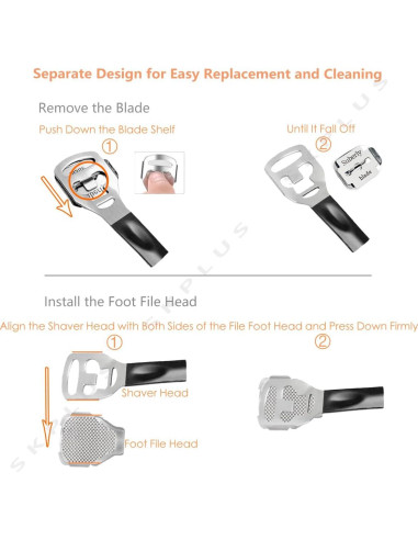 Lima de Pies Pumice Valley - Removedor de Callos 31 Cuchillas