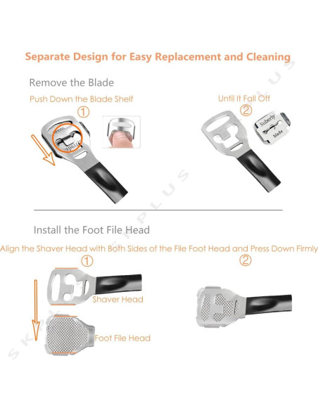 Lima de Pies Pumice Valley - Removedor de Callos 31 Cuchillas