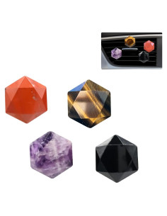 Clip de Ventilación de Auto ORIESSE, 4 Piezas Piedra Natural