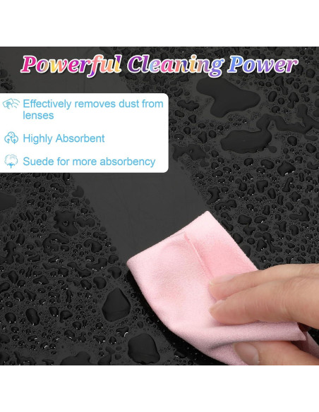 Paños de Limpieza Microfibra Suede Zyghjort 100 Pcs 14x17 cm