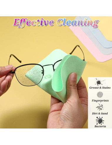 Paños de Limpieza Microfibra Suede Zyghjort 100 Pcs 14x17 cm