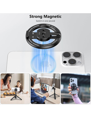 Soporte de trípode magnético VRIG para iPhone 12-16 Pro Max