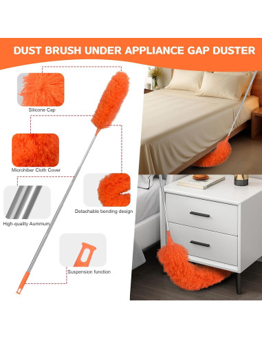 Plumero Extensible de Microfibra CHENCAILI 76.2 a 254 cm