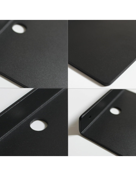 Estante Flotante de Aluminio NUTNAPH 10x12.7cm Negro