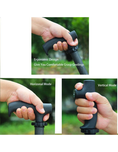 Empuñadura de Monopod Rigdance + Perilla de Aluminio para Bastón